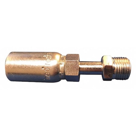 Kurt Crimp Fitting, Straight, 3/8" ID MIX-06-06