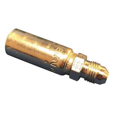 Kurt Crimp Fitting, Straight, 1/4" ID, JIC MJ-04-05