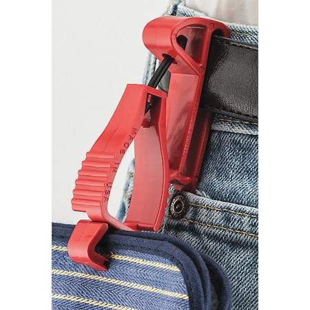 Glove Guard Utility Guard(R) Clip, Red, Blank 7300RD