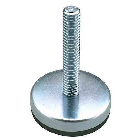 Glide Rite Level Mount, Fixed Stud, 1/2-13, 2-13/32 in, Construction: Steel G08-EL