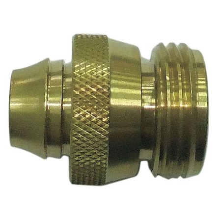 Westward Hose Connector, Male, Brass, 100 psi 20KP37