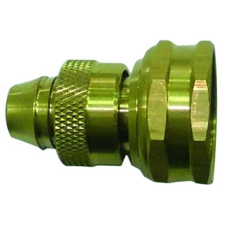 WESTWARD Hose Connector, Female, Brass, 100 psi 20KP39