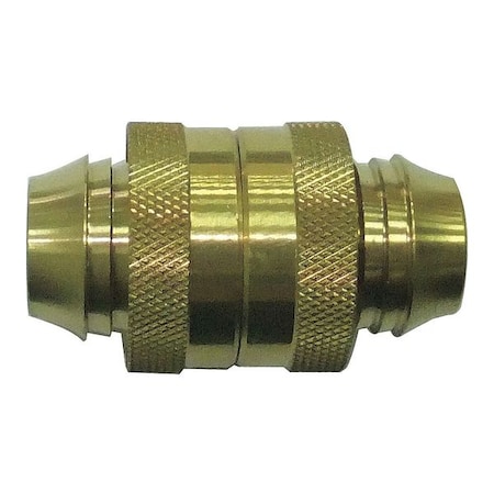 Westward Hose End Repair Kit, Hose to Hose, Brass 20KP44
