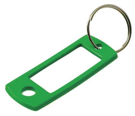 LUCKY LINE Key Tag, Black, Blue, Green, Purple, Red, Yellow, 50 PK 16950