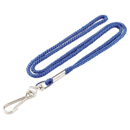 Lucky Line Lanyard, Blue, Nylon, Lanyard, 10 PK 41430