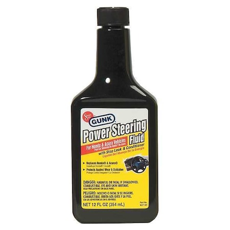 Motor Medic Power Steering Fluid, 12 oz., Bottle M2714H/6
