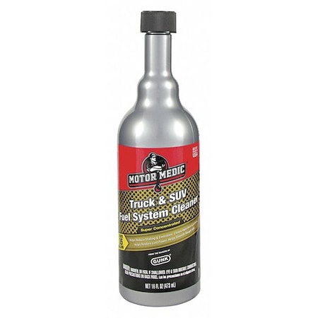 Motor Medic Fuel Additive, 16 oz. Size, Amber MSUV16