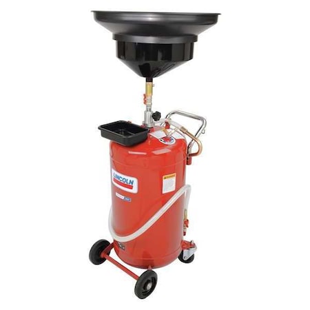 Lincoln Industrial Fluid Drain, Red, Steel 3635