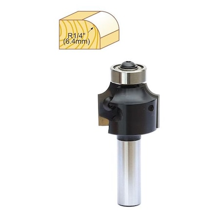 Westward Router Bit, Alloy Steel/Carbide, 1-1/4in. 20KY41