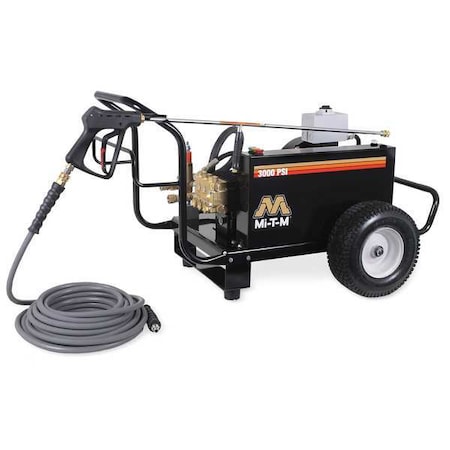Mi-T-M Medium Duty 3000 psi 3.5 gpm Cold Water Electric Pressure Washer GC-3004-0ME3