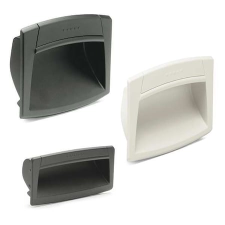 Elesa Pull Handle, 15/16In, Matte, Threaded Holes EPR.110-PF-CLEAN