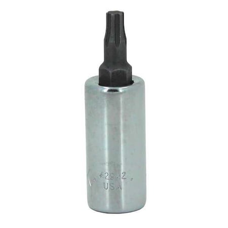 Sk Professional Tools 1/4 in Drive Torx(R) Plus Socket SAE T8 Tip, 2 3/4 in L 42938