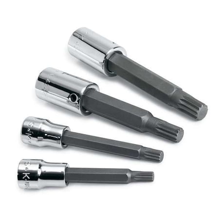 Sk Professional Tools 3/8", 1/2" Drive Socket Set, Metric, 4 pcs 19704