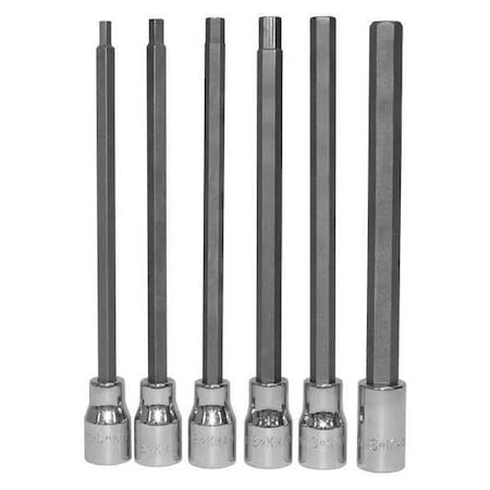 Sk Professional Tools 3/8" Drive Socket Bit Set, Metric, 6pcs 19726
