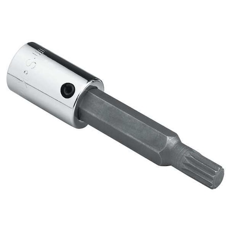 Sk Professional Tools 1/2 in Drive Triple Square Socket Metric 10 mm Tip, 5 1/4 in L 41420