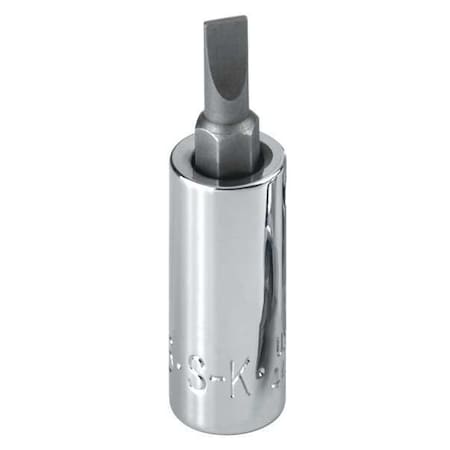 Sk Professional Tools 3/8 in Drive Slotted Socket Bit SAE No. 4 Tip, 2 45/64 in L 45471
