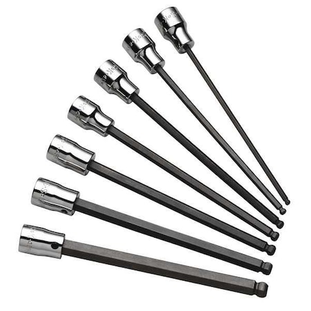 Sk Professional Tools 3/8" Drive Socket Set, SAE, 7-Pieces 19751