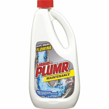 Liquid-Plumr Liquid Drain Maintainer, Size 32 oz., PK9 00242
