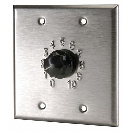 Quam Rotary Volume Control, Wall Mount, SS QC100