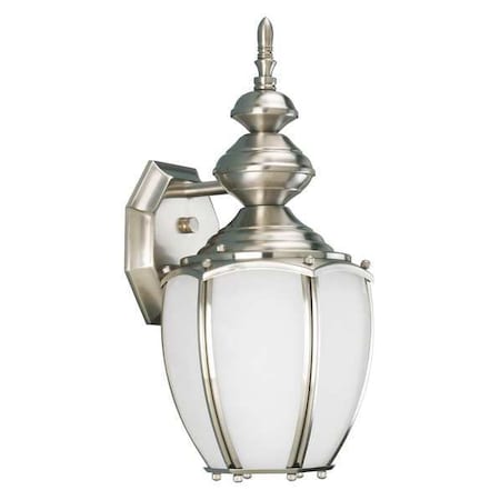 Progress Lighting Roman Coach CFL 1 Light Wall Lantern, 26 W, Brushed Nickel P5770-09