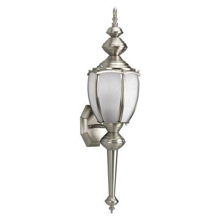 Progress Lighting Roman Coach CFL 1-Light Wall Lantern, 26 W, Brushed Nickel P5772-09