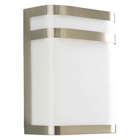 Progress Lighting Valera 1-Light Wall Lantern, 26 W, Brushed Nickel P5801-09