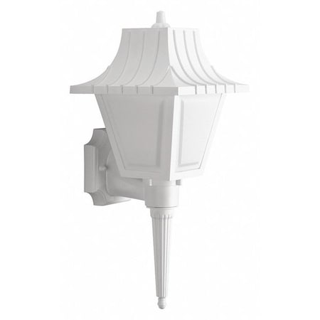 Progress Lighting Non-Metallic 1-Light Polycarbonate Lantern., 18 W, White P5843-30WB