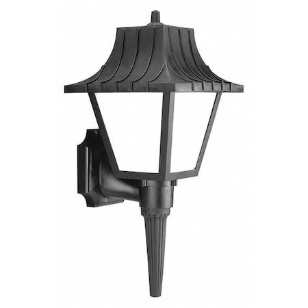 Progress Lighting Non-Metallic 1-Light Polycarbonate Lantern, 18 W, Black P5843-31WB