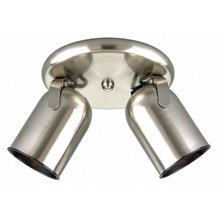Progress Lighting 2-Light Directional, 50 W, Brushed Nickel P6149-09