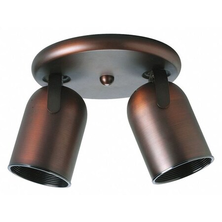 Progress Lighting 2-Light Directional, 50 W, Urban Bronze P6149-174