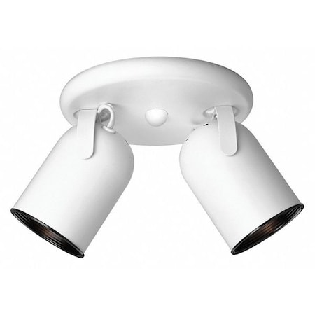 Progress Lighting 2-Light Directional, 50 W, White P6149-30