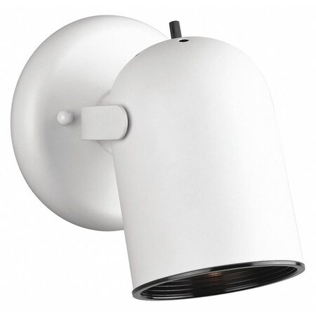 Progress Lighting 1-Light Wall or Ceiling Directional, 50 W, White P6155-30