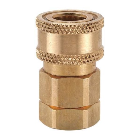 Snap-Tite Hydraulic Quick Connect Hose Coupling, Brass Body, Sleeve Lock, 1"-11-1/2 Thread Size, H Series BVHC16-16F
