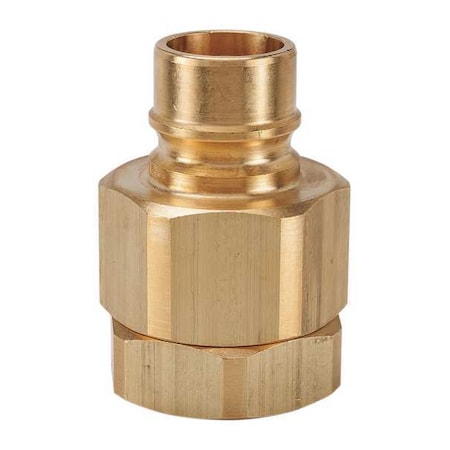 SNAP-TITE Hydraulic Quick Connect Hose Coupling, Brass Body, Ball Lock, 3/4"-14 Thread Size, H Series BVHN12-12F