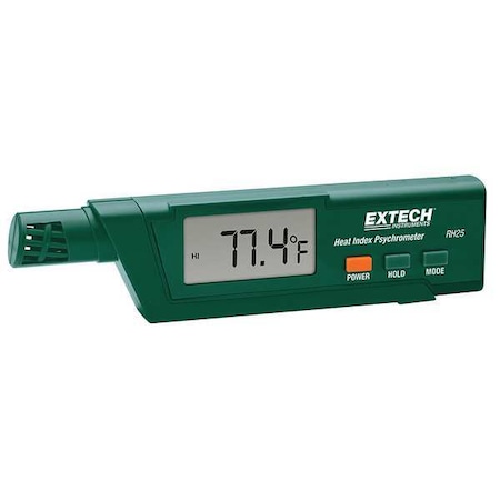 Heat Index Psychrometer, 4 to 122 F -  EXTECH, RH25