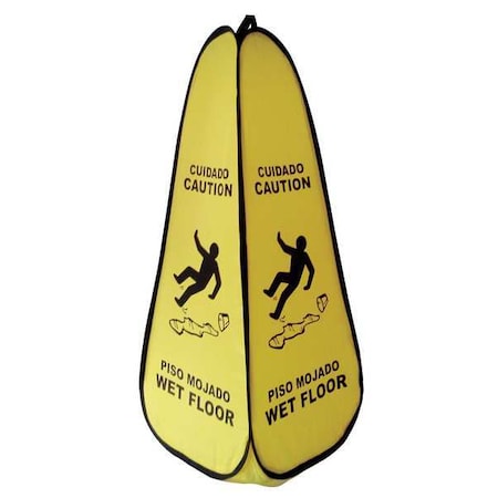 Hd Sales Soft Safety Sign, 36 in Height, 15 in Width, Nylon, Square, English, Spanish GN-NSM36