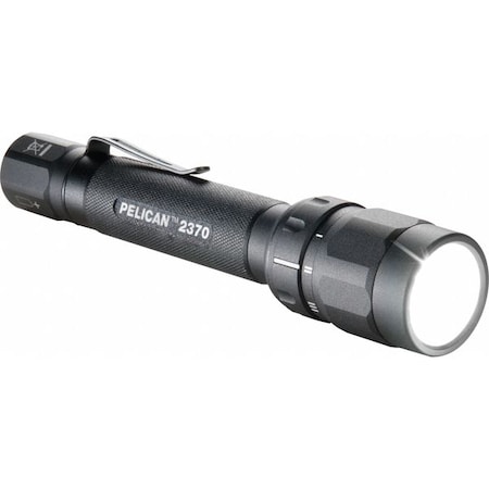 Pelican Black No Led Tactical Handheld Flashlight, 106 lm 023700-0001-110