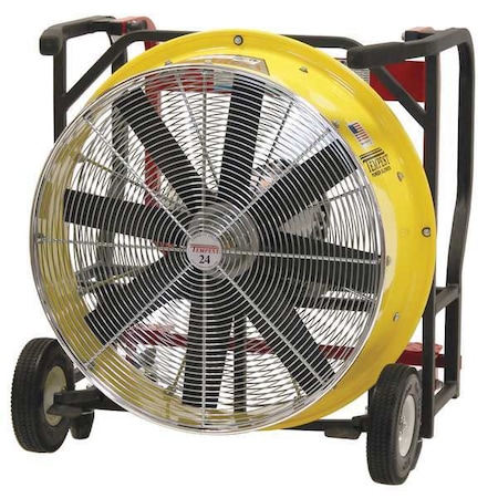 Tempest Standard Duty Air Circulator, Floor Mount, 24 in Blade Dia, 115/208-230V, 12,867 cfm 913-1260