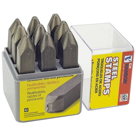 C.H. Hanson Hand Stamp Kit, Number Set 29250