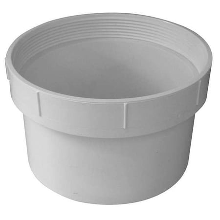 Zoro Select PVC Cleanout Body, Spigot x FIP, 6 in Pipe Size 41659