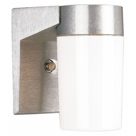 Progress Lighting Hard-Nox 1-Light Wall Lantern, 60 W, Satin Aluminum P5695-16