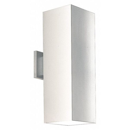 Progress Lighting Square 2-Light Wall Lantern, 250 W, White P5644-30