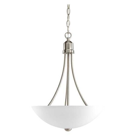 Progress Lighting Gather 2-Light Foyer, 100 W, Brushed Nickel P3914-09