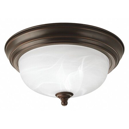 Progress Lighting Melon 1-Light Flush Mount, 60 W, Antique Bronze P3924-20
