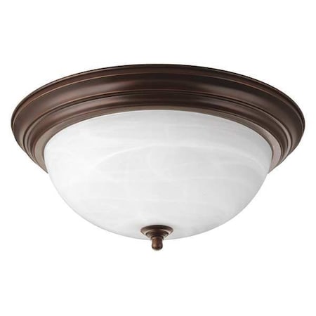 Progress Lighting Melon 3-Light Flush Mount, 60W, Antique Bronze P3926-20