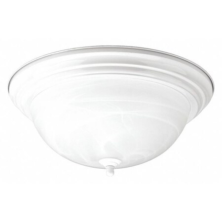 Progress Lighting Melon 3-Light Flush Mount, 60 W, White P3926-30