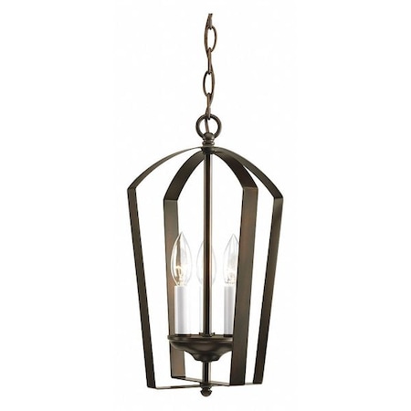 Progress Lighting Gather 3-Light Foyer, 60 W, Antique Bronze P3928-20
