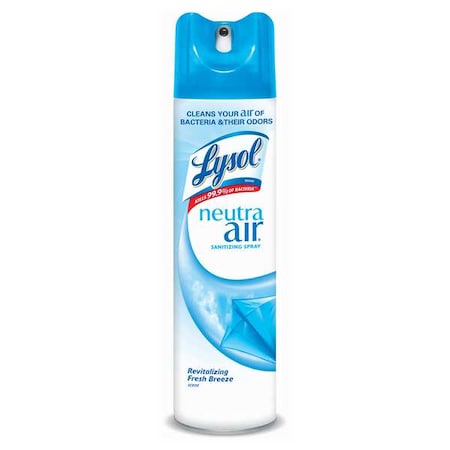 Lysol Air Sanitizer, Fresh Breeze, 10 oz., PK12 REC 76938