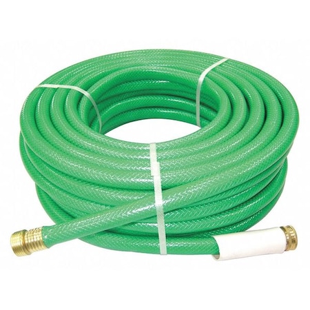 Westward 5/8" ID x 100 ft. L Water Hose, Green 20L434