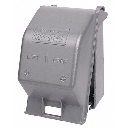 Red Dot While In Use Weatherproof Cover, Vertical CKMUV